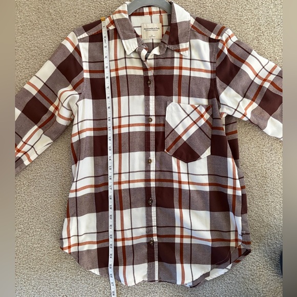 Abercrombie & Fitch Women’s Plaid Flannel Shirt - Picture 4 of 5